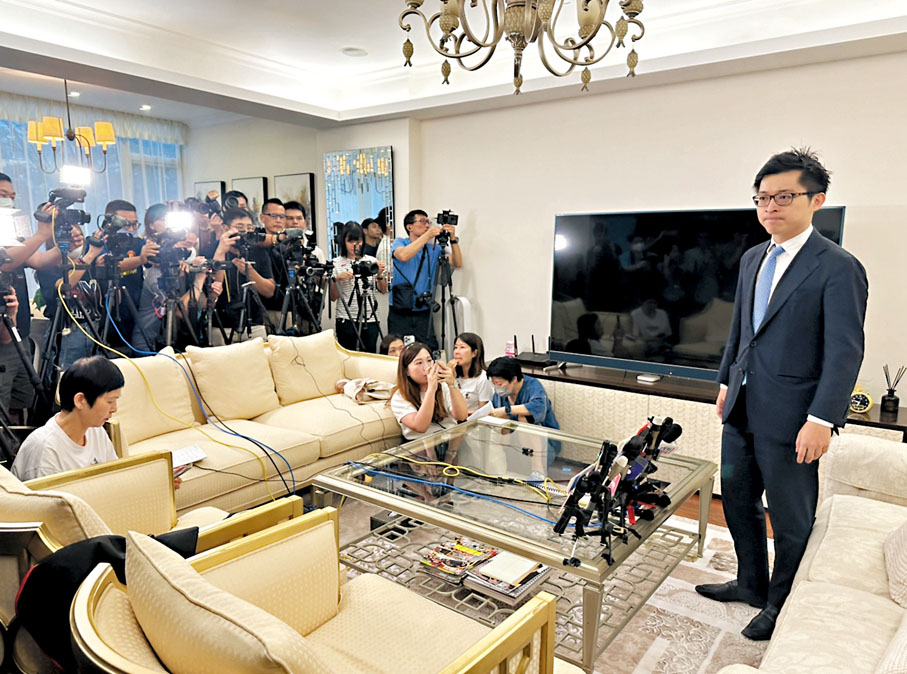 ◆林作自稱過去24小時收到他的客戶向前公司投訴。