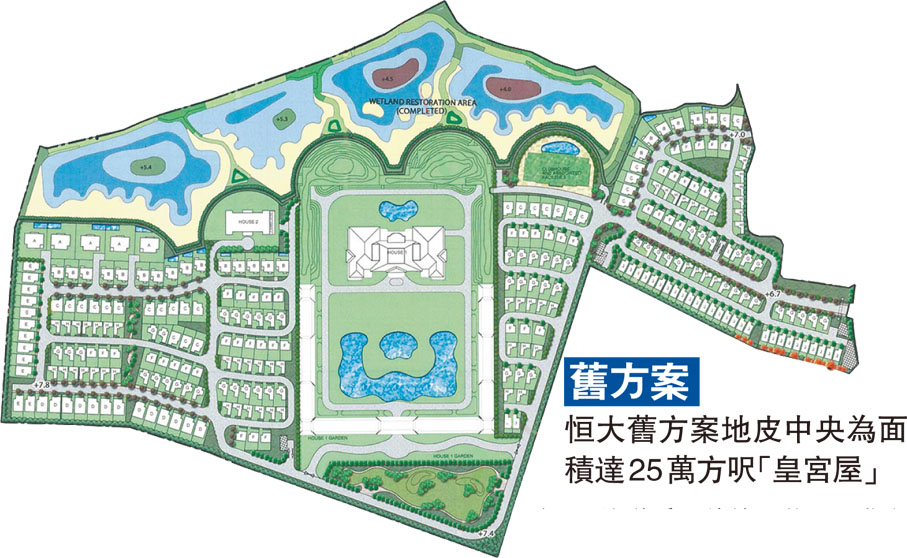 和生圍新舊方案平面圖