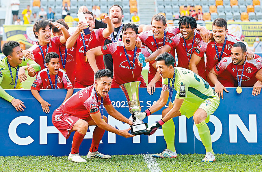 ◆南區上月在菁英盃決賽挫理文奪冠。資料圖片