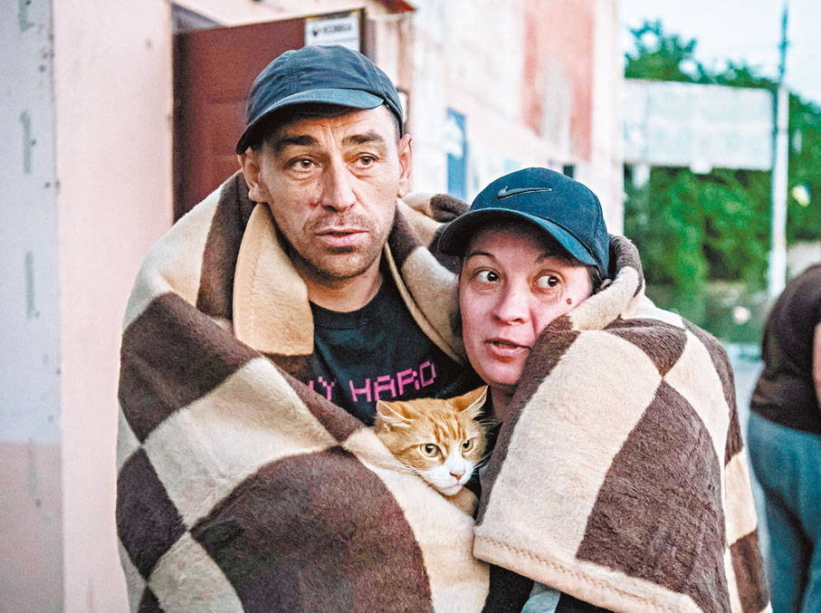 ◆4.2萬居民面臨洪水威脅，數千人需疏散至安全地點。 路透社