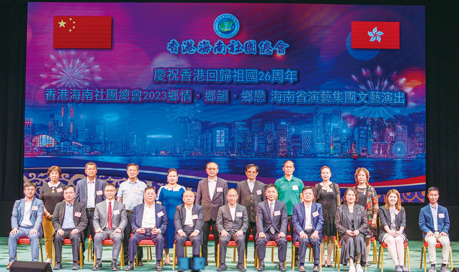 ◆主禮嘉賓台上合影。