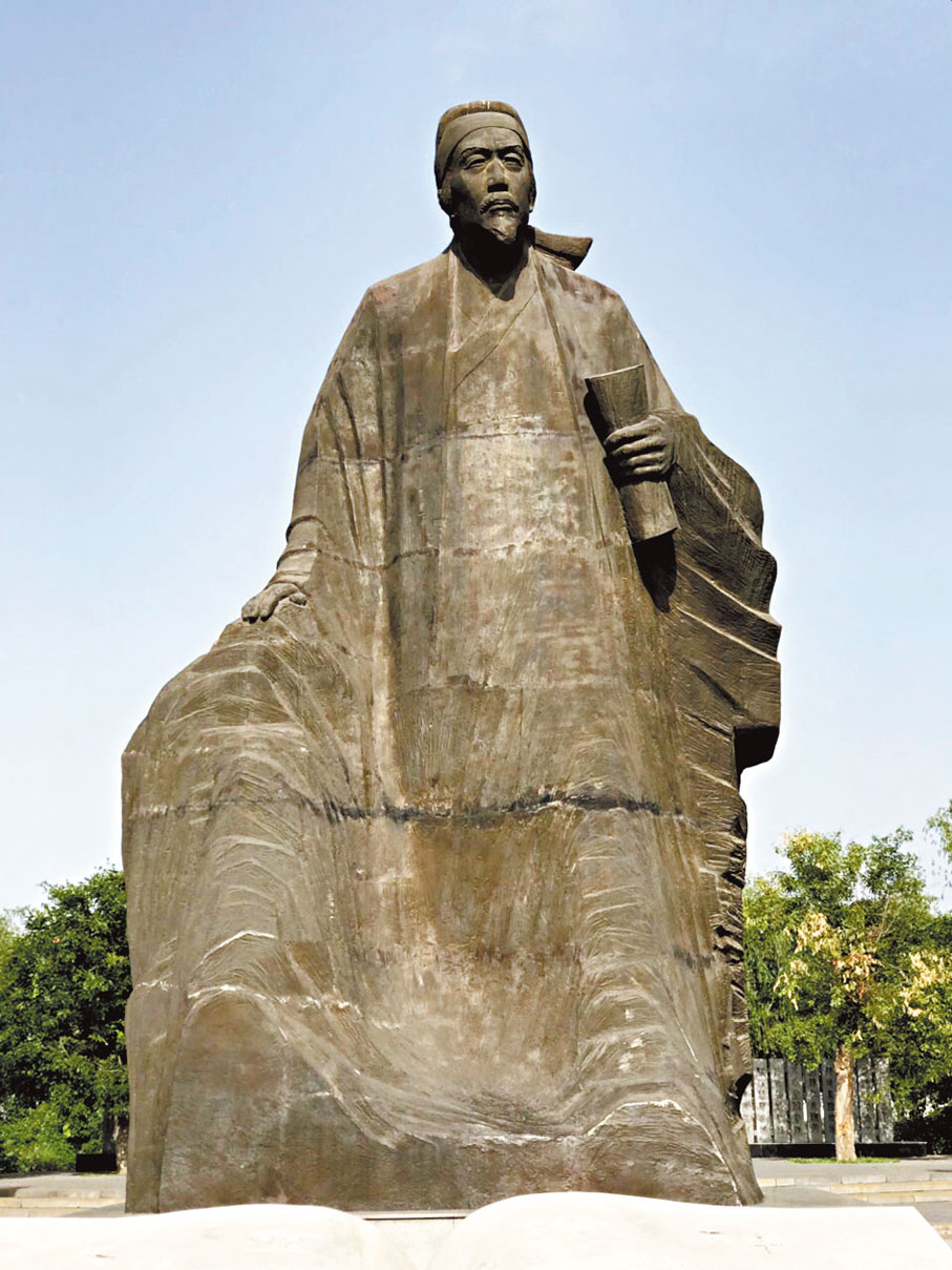 ◆河南杜甫故里的杜甫像。網上圖片