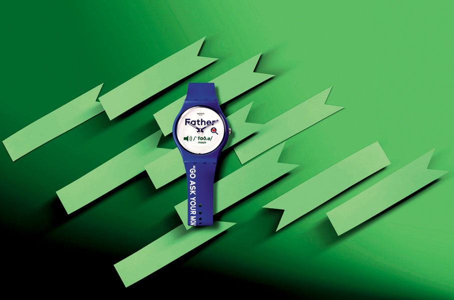 ◆藍色NEW GENT手錶