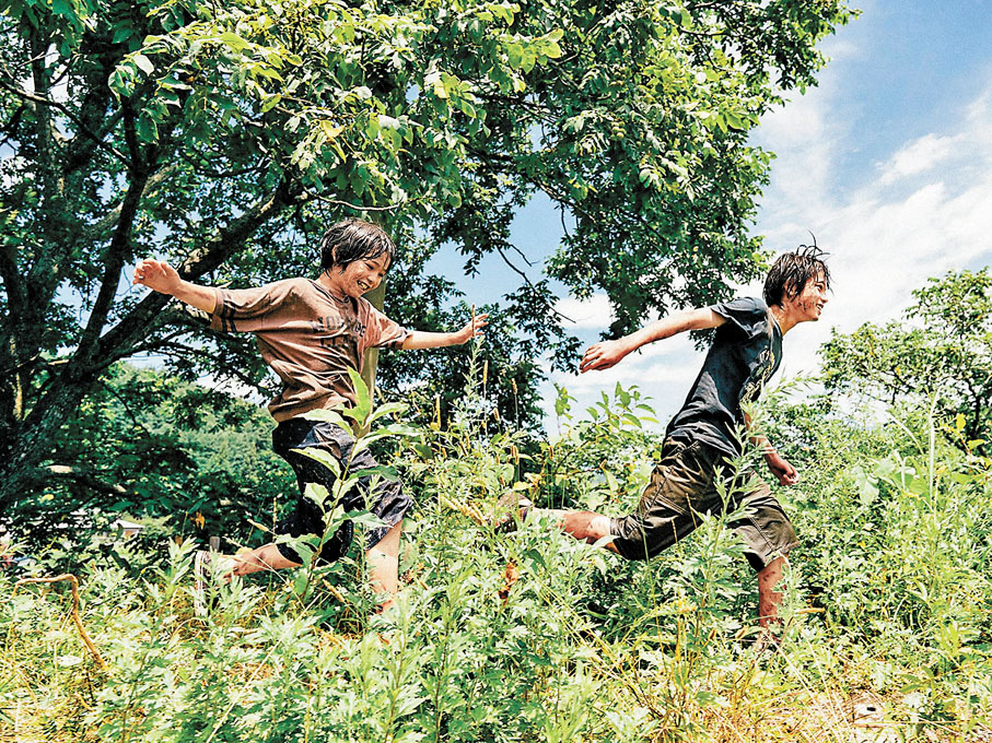 ◆《怪物》兩位童星黑川想矢、柊木陽太。