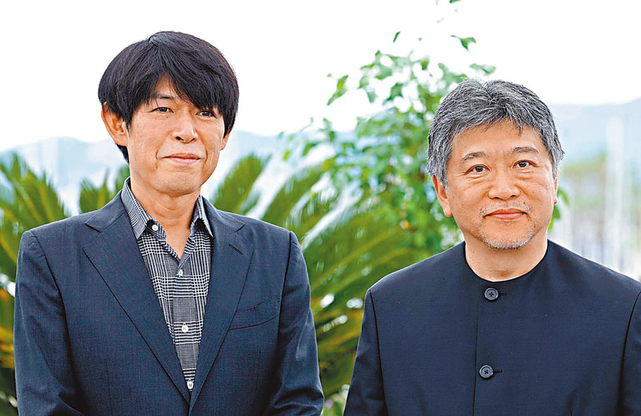 ◆是枝裕和與編劇坂元裕二（左）合作無間。