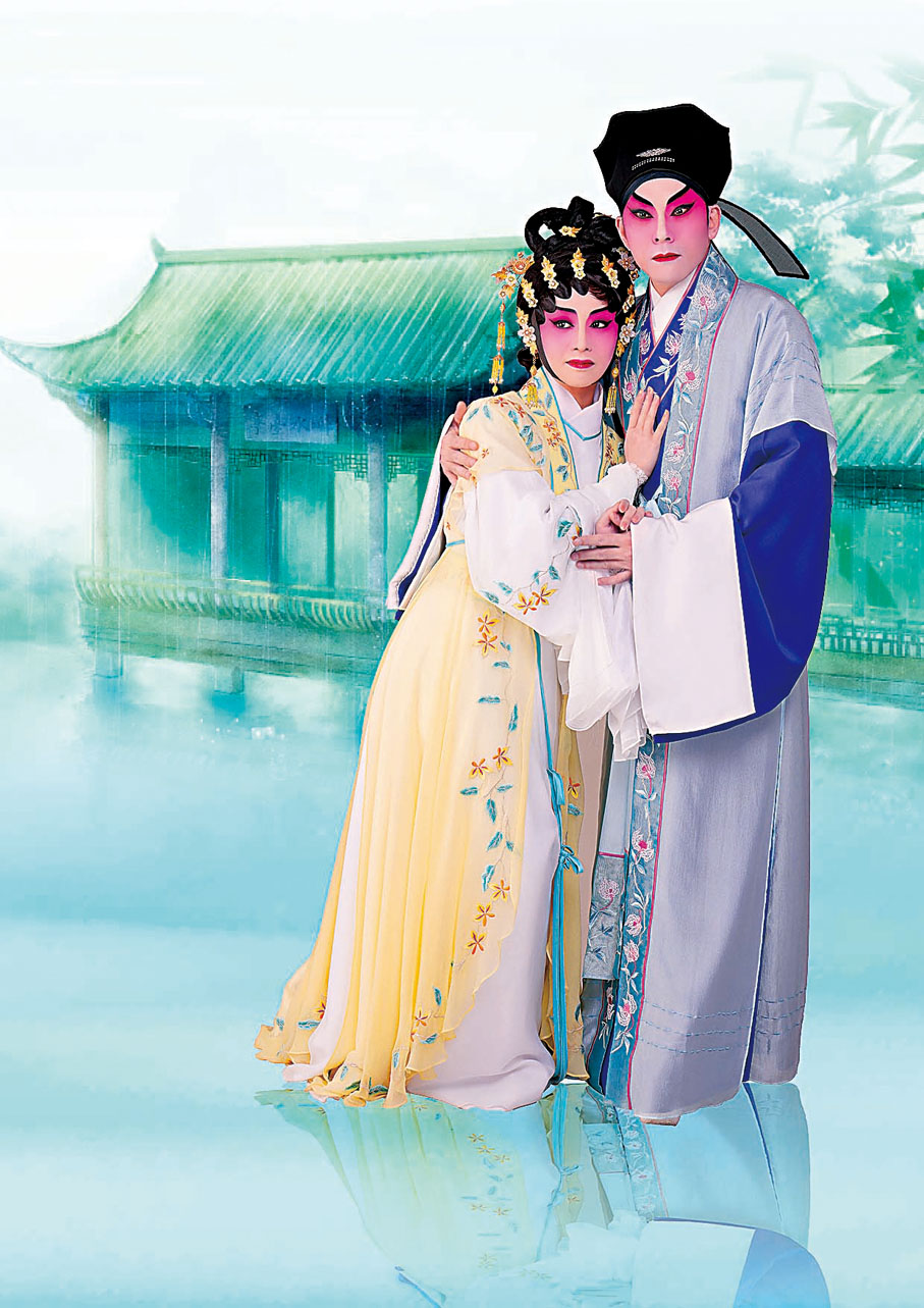 ◆新《梁祝》男女主角造型。