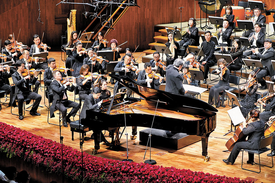 ◆星海音樂廳25周年華彩音樂會現場。 受訪者供圖