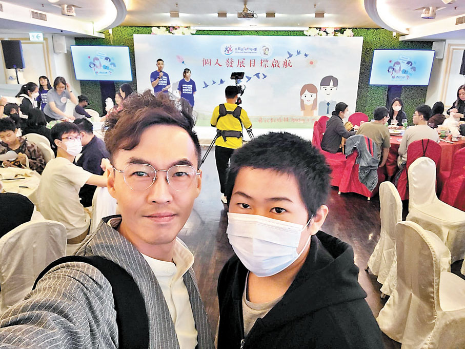 ◆高松傑和嚴仔參與「共創明『Teen』計劃」 。