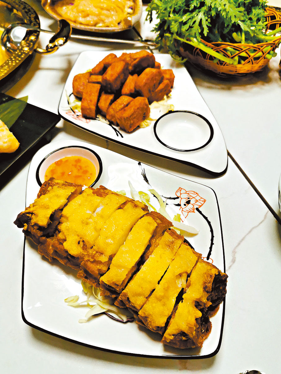 ◆墨膠釀油條、炸午餐肉