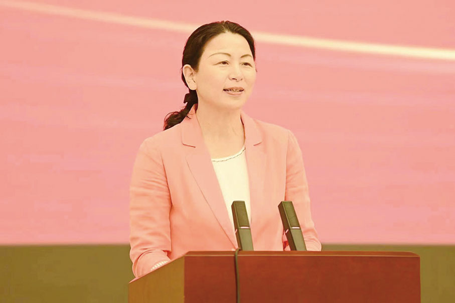 ◆ 吳衛紅發表致辭。