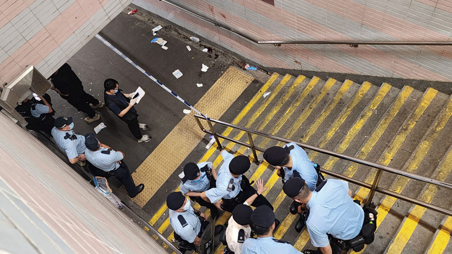 ◆本月8日，牛池灣發生行人隧道斬人案，涉疑兇不滿被女事主辭退而作出報復。 資料圖片