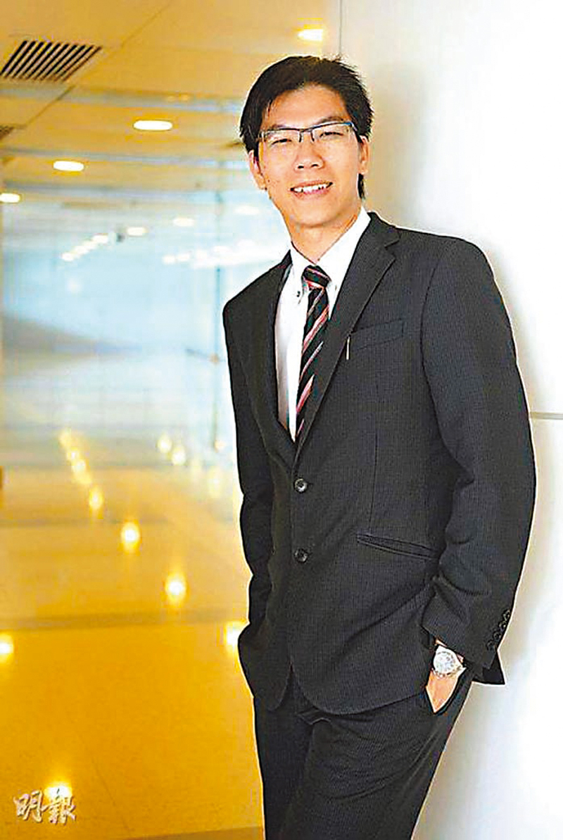 ◆自封「80後樓神」的吳龍飛。資料圖片