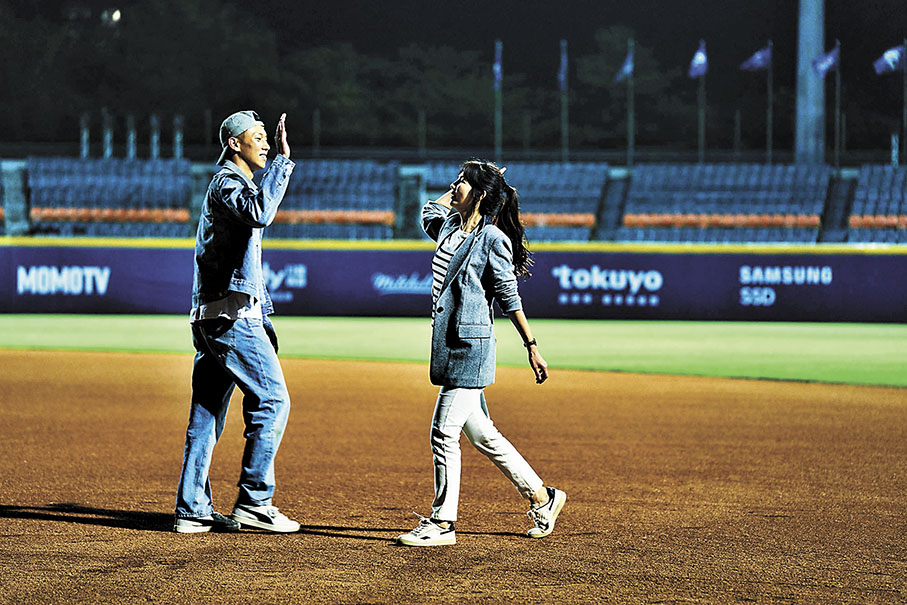 ◆「頑童」瘦子與陳嘉樺在戲中有不少對手戲。