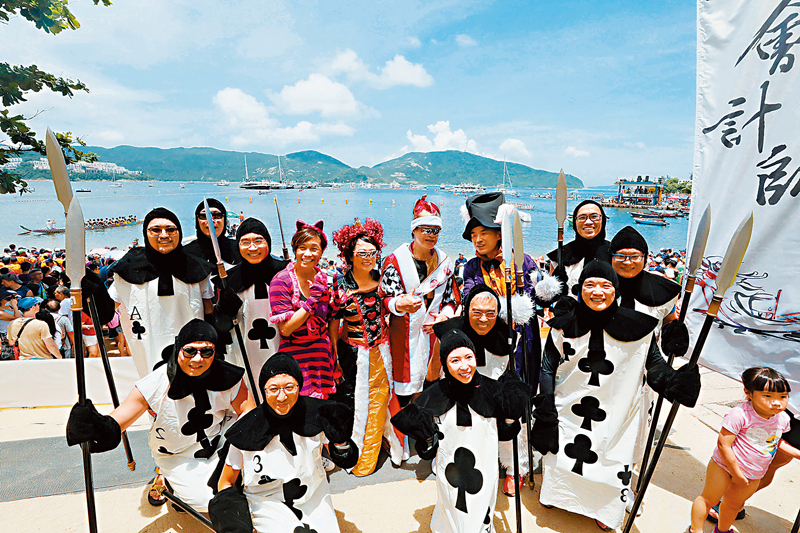 ◆香港會計師公會獲得最佳服裝獎。香港文匯報記者萬霜靈  攝