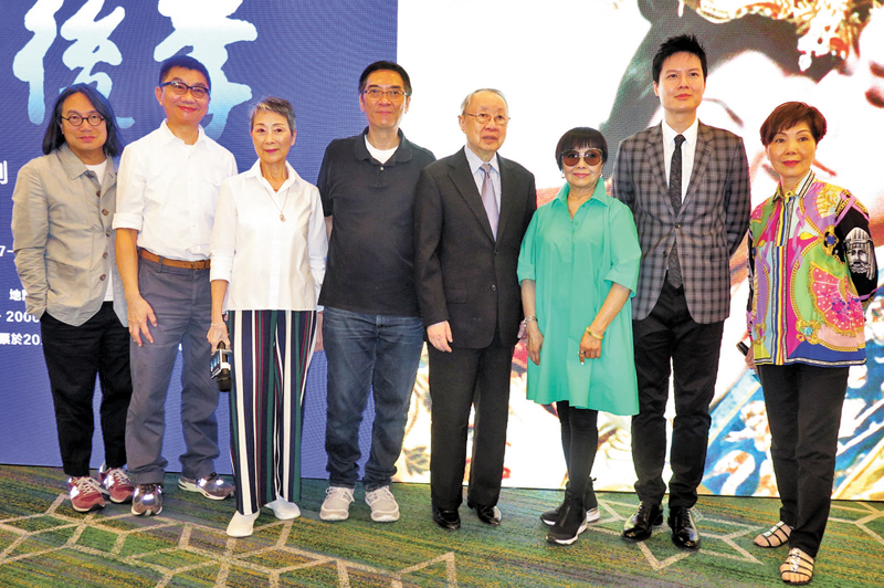 ◆陳寶珠、梅雪詩與導演關錦鵬等昨日出席任白慈善基金電影「李後主 2023 4K修復版」籌款發布會。