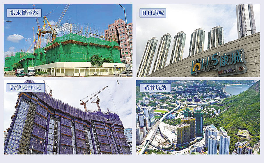 ◆ 業內人士估計，下半年樓市焦點集中於「北部都會區」、啟德、黃竹坑站及日出康城，約有逾1.48萬伙新盤爭相推售。 資料圖片