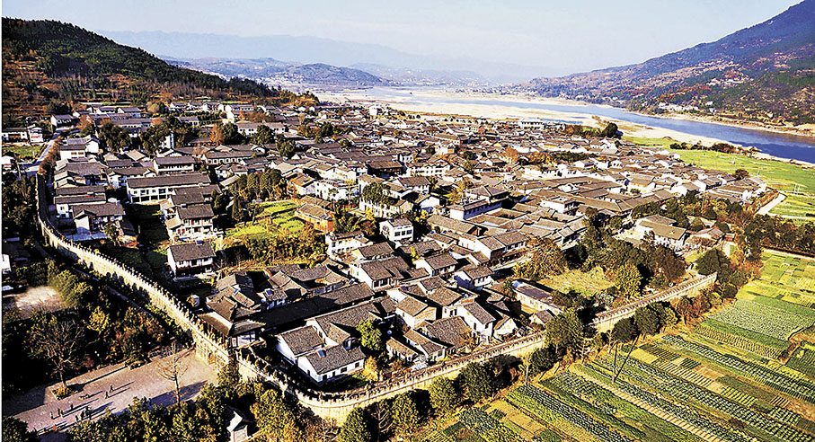 ◆作為「巴蜀第一縣、蜀國第二都」，昭化古城是迄今為止國內保存較好的一座古代縣城城邑和保存最好的唯一一座三國古城。