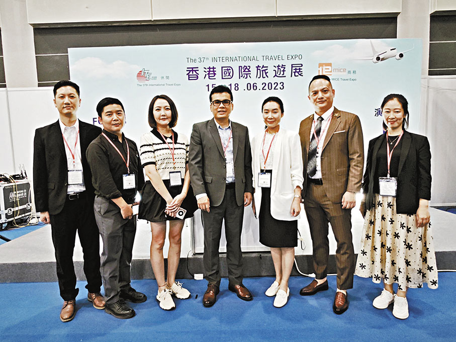 ◆早前來港推廣旅遊的一眾團友