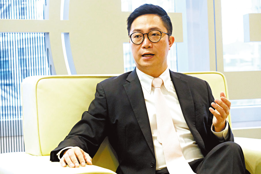 ◆ 麥永賢掌管中國工商銀行（亞洲）防範金融犯罪部（FCC）前，曾在警務處效力多年，做過商業調查科，亦曾在證監會任職，在防範金融犯罪方面經驗十足。香港文匯報記者涂穴  攝