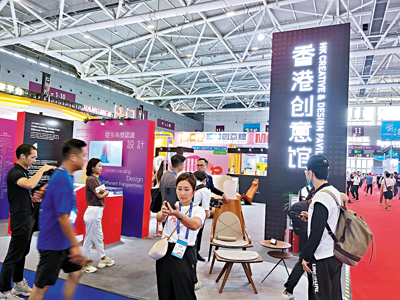 ◆ 6月初深圳舉行文博會吸引40多位香港設計師踴躍參與。 記者李昌鴻 攝