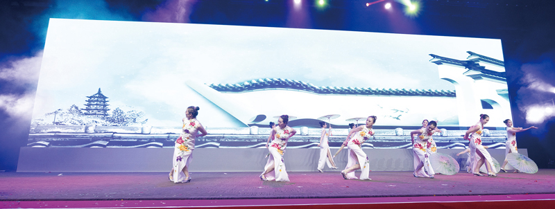 ▲大會安排富有福建特色的文藝表演。