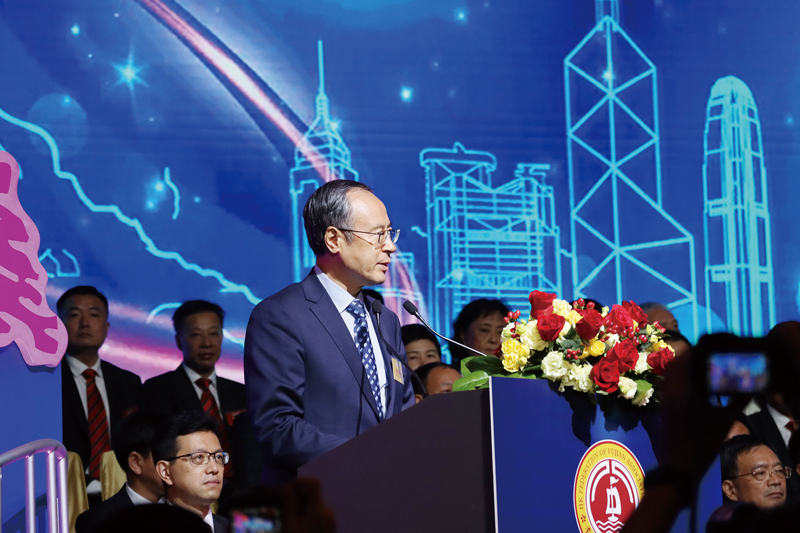 ▲萬立駿致辭。