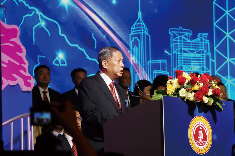 ▲吳換炎致辭。