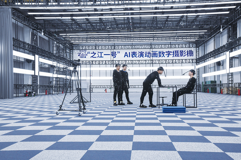 ◆ 「之江一號」AI表演動畫數字攝影棚。