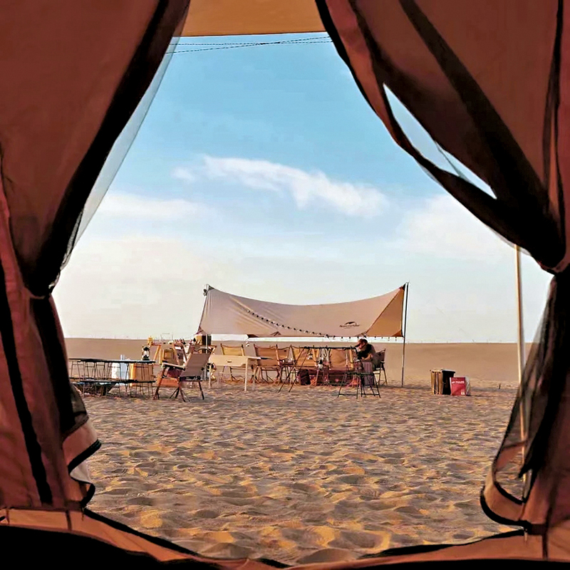 ◆沙漠露營是沉浸式體驗沙漠旅遊的熱點項目之一。