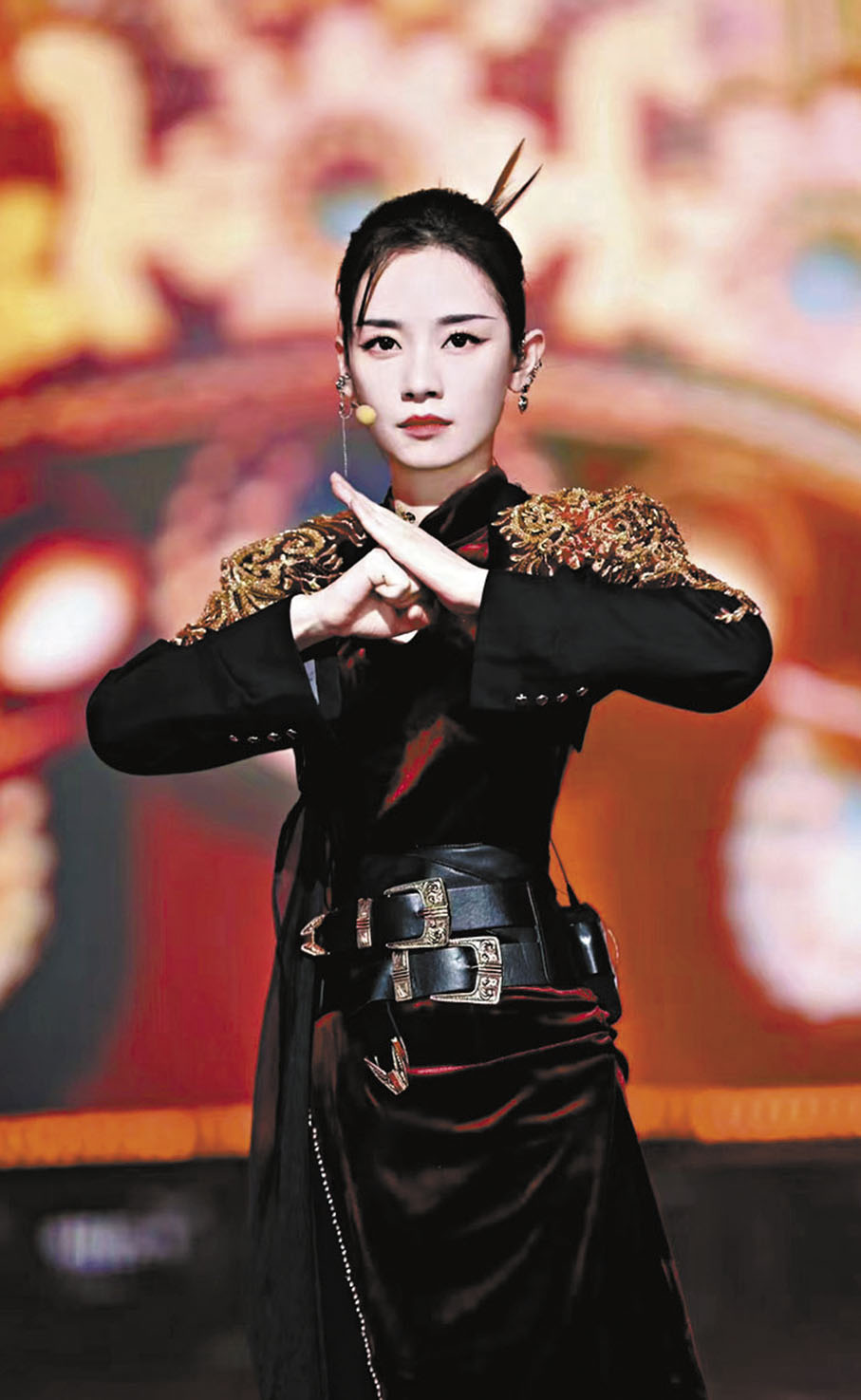 ◆劉雅瑟被邀請上湖南衛視音樂競技綜藝節目《乘風2023》的舞台。