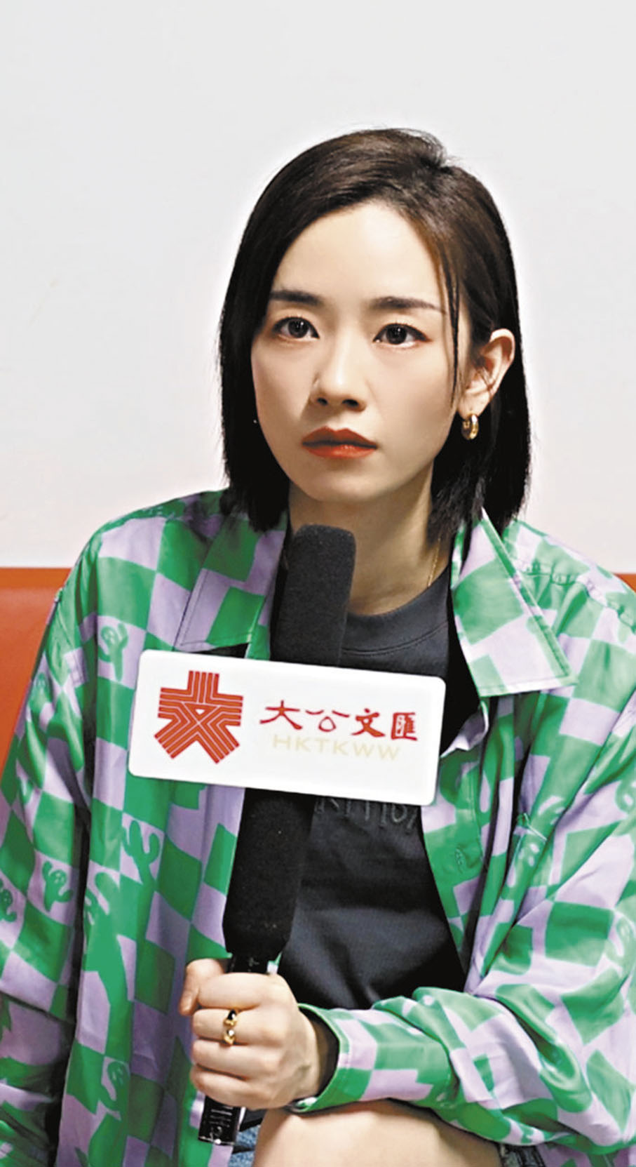 ◆劉雅瑟接受香港文匯報專訪。  胡若璋 攝