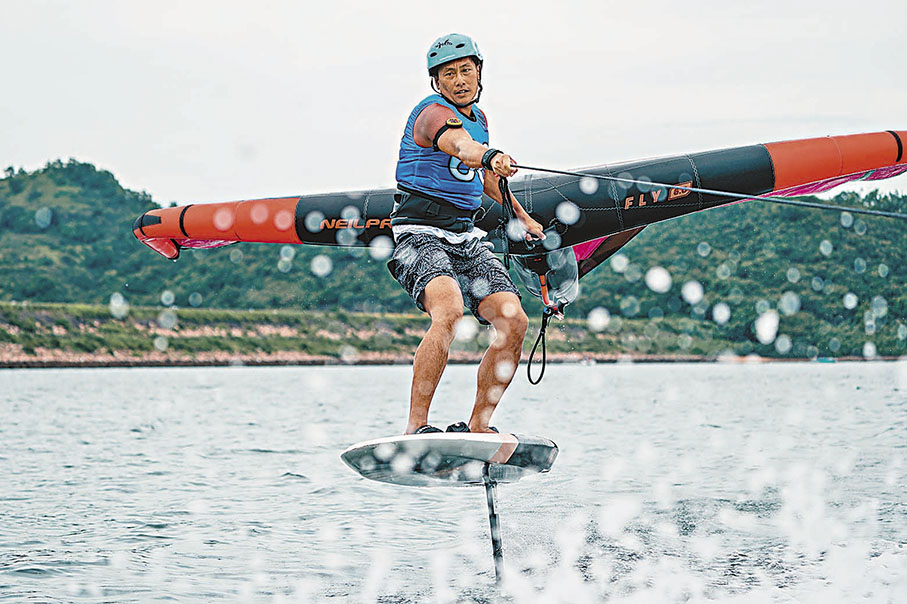 ◆何智豪希望以技術彌補硬件不足。風帆會圖片