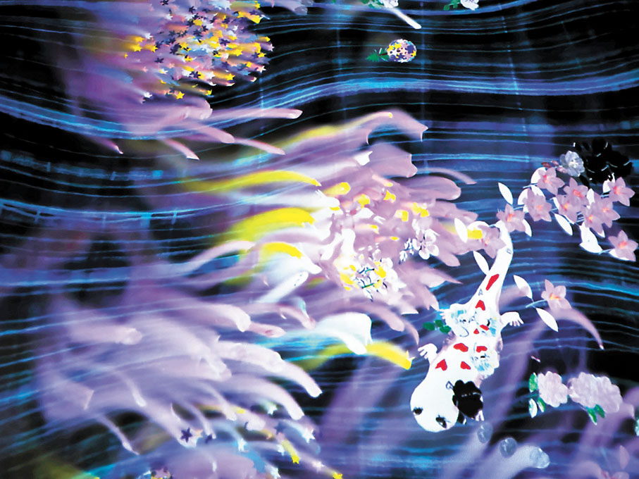 ◆在這空間，你會不時看到千變萬化的花卉綻放，並會有蠑螈及蜥蜴不時穿梭其中。