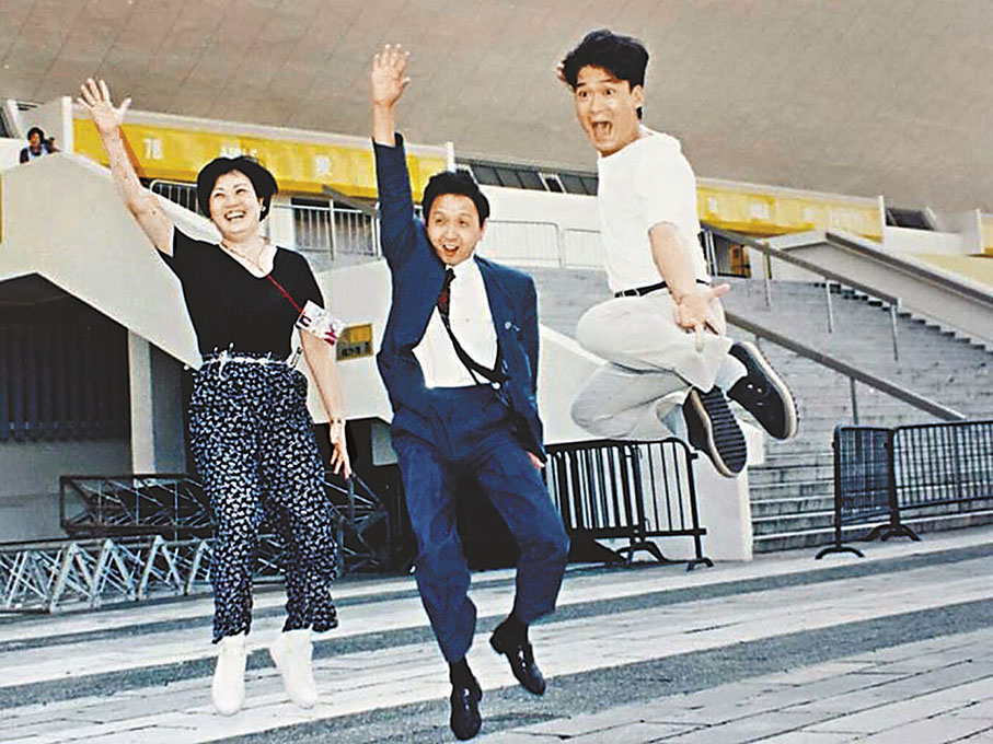 ◆陳淑芬與張耀榮、周華健合作開心到飛起。 受訪者供圖