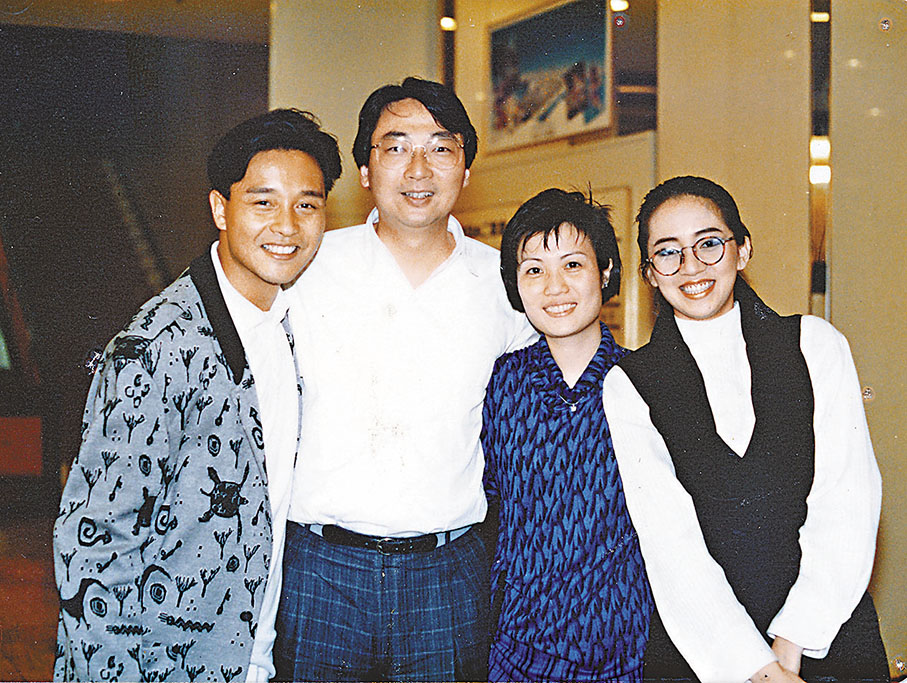 ◆華星年代陳太與張國榮、梅艷芳合作無間。