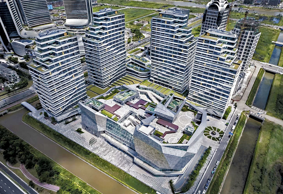 ◆盧建能領銜設計的珠海橫琴智慧城項目。