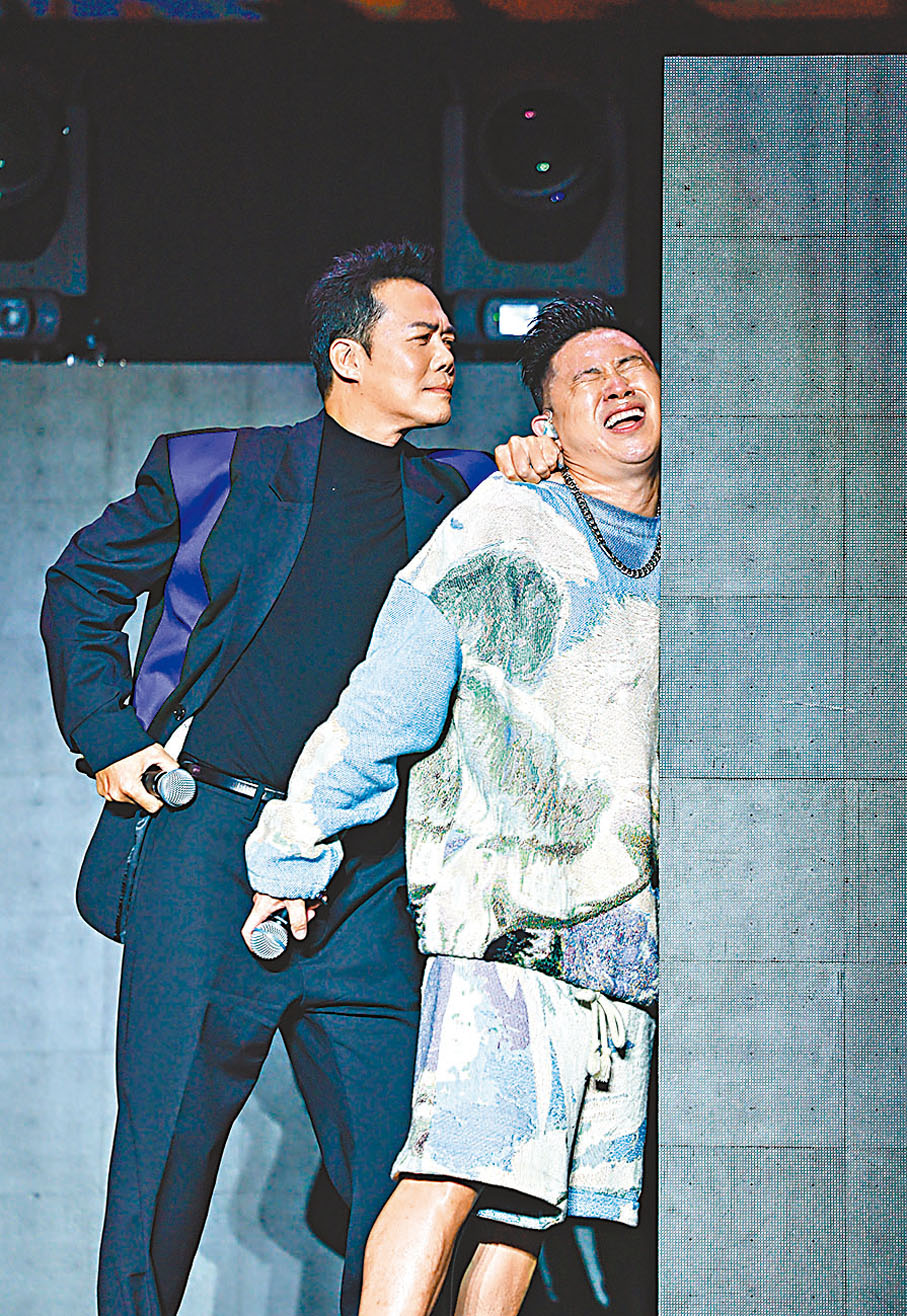 ◆MC Jin跟Laughing 哥一起演繹《潛行追擊》的劇情,既認真又搞笑。