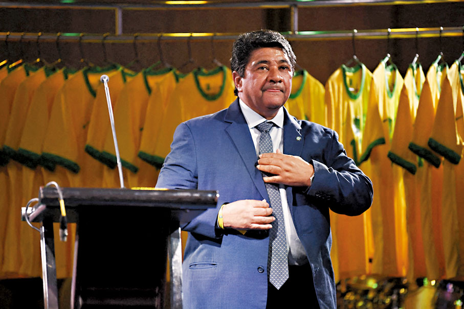 ◆巴西足總主席艾拿度洛迪古斯率先漏了口風。資料圖片