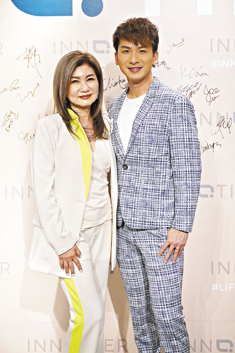 ◆周吉佩與樂易玲一同出席活動。