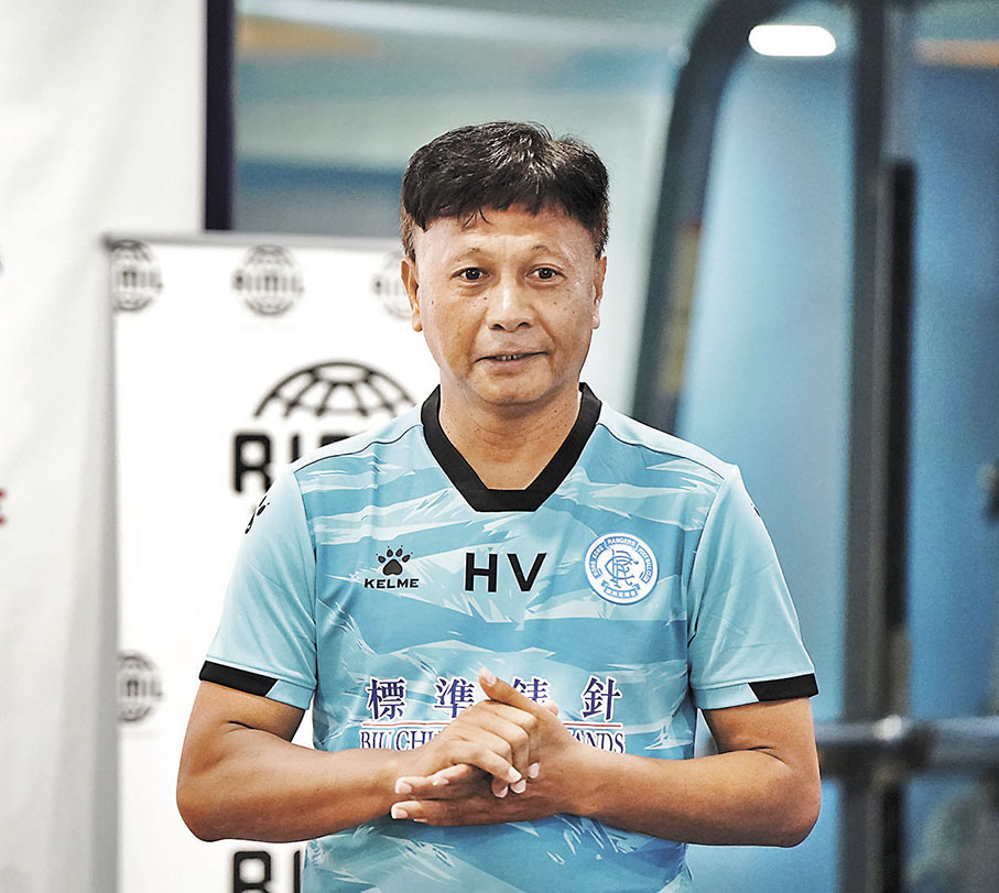 ◆流浪主帥、前中國台北男足教練王家中。 香港文匯報記者徐梓鋒  攝