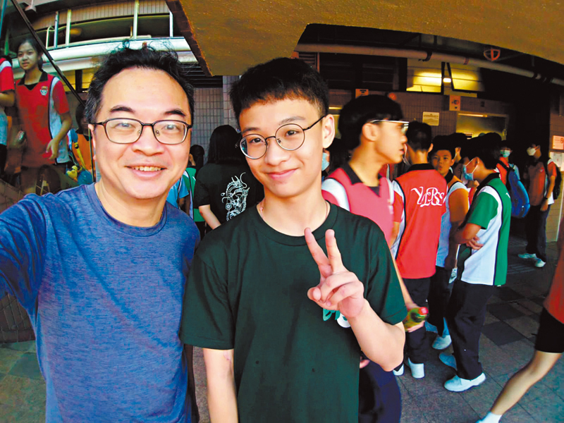 ◆彭利濰（右）。青協供圖