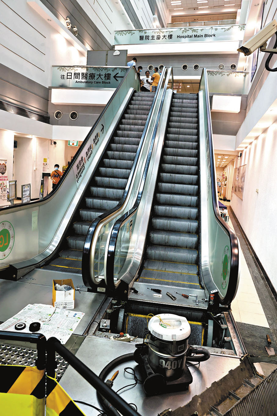 ◆機電署初步調查指意外不涉機件故障。 香港文匯報 記者劉友光  攝