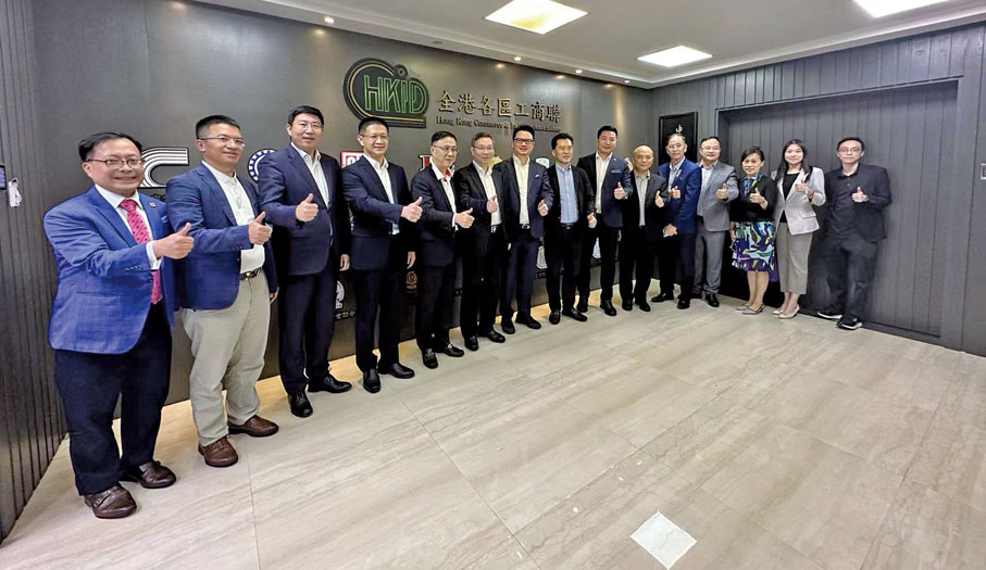 ◆ 湖南株洲市市委副書記、市長陳恢清一行到訪全港各區工商聯