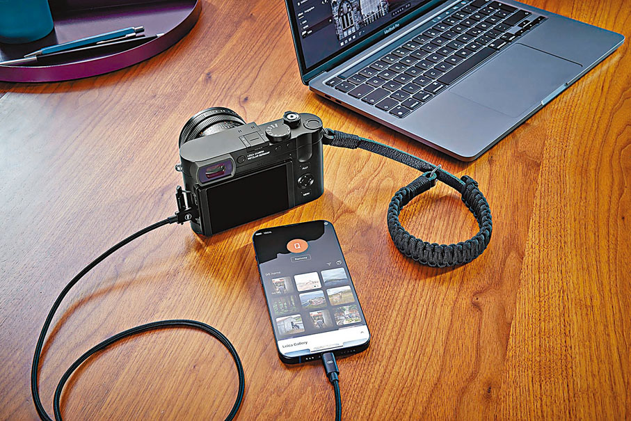 ◆利用Leica FOTOS 4.0配合Q3相機，滿足藝術創作需求。