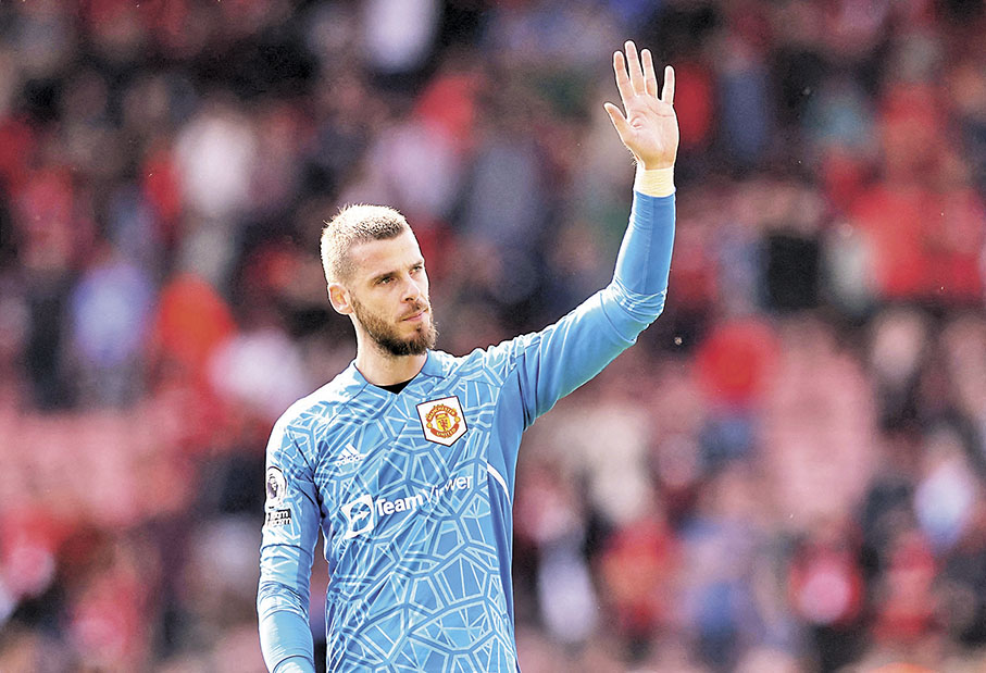◆迪基亞正式結束在曼聯的12年生涯。  資料圖片