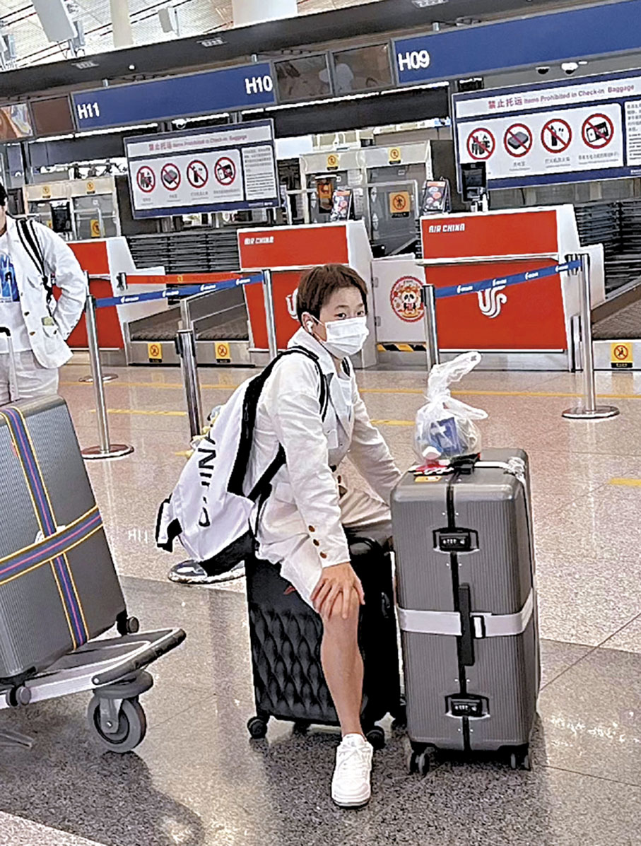 ◆東京奧運冠軍全紅嬋領銜奔赴福岡。微博圖片