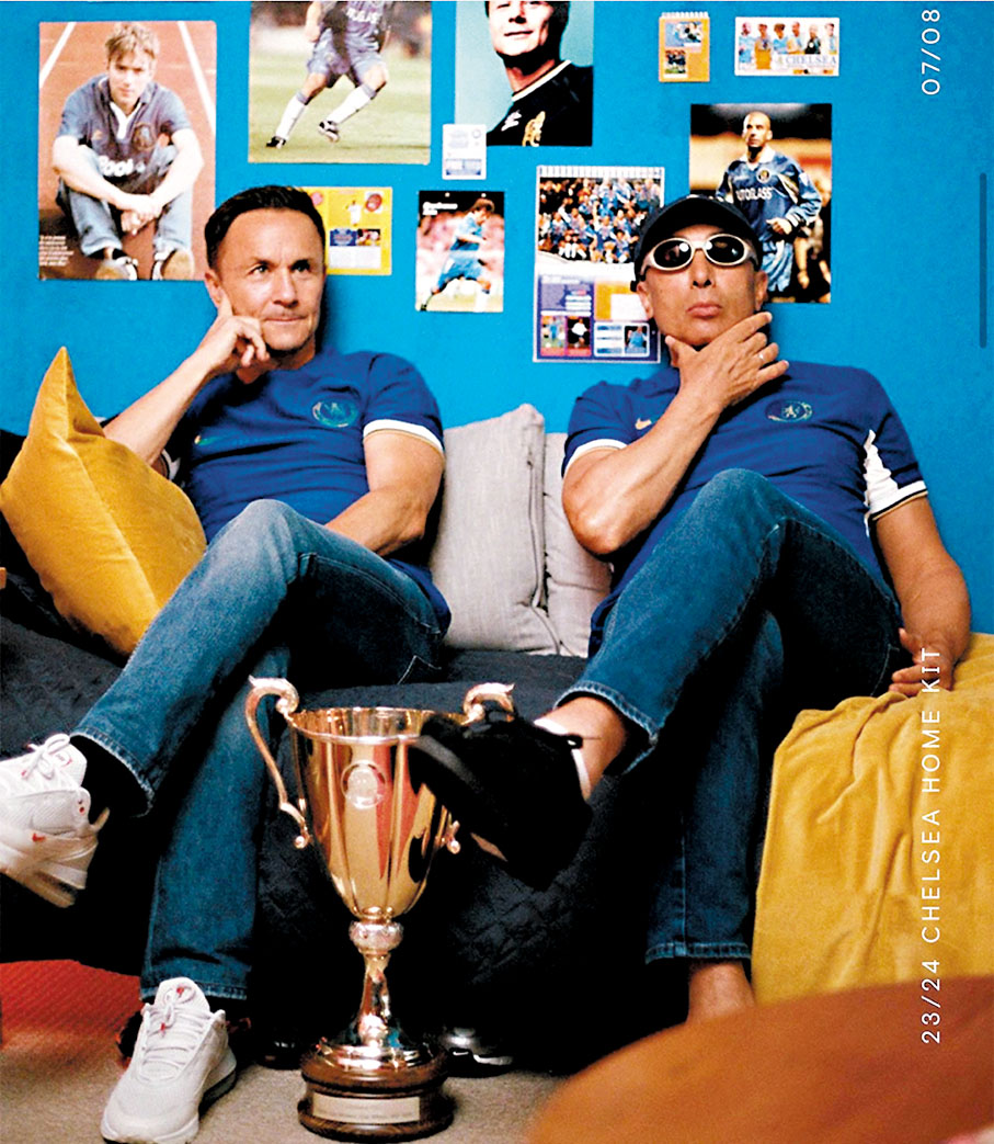 ◆韋斯(左)和迪馬堤奧是1997/98年贏得歐洲盃賽冠軍和英格蘭聯賽盃的冠軍功臣。  車路士圖片