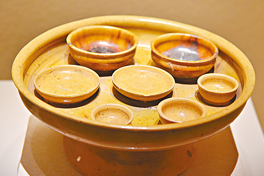 ◆唐代飲茶之風盛行，茶具別具特色。