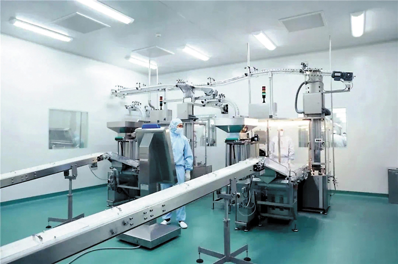 ◆粵港澳大灣區首個跨境生產藥品正式投產上市。圖為生產車間。 香港文匯報廣州傳真