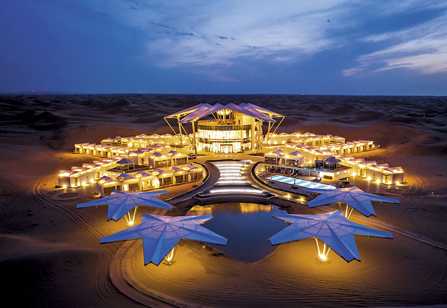 ◆酒店夜景同樣壯觀。